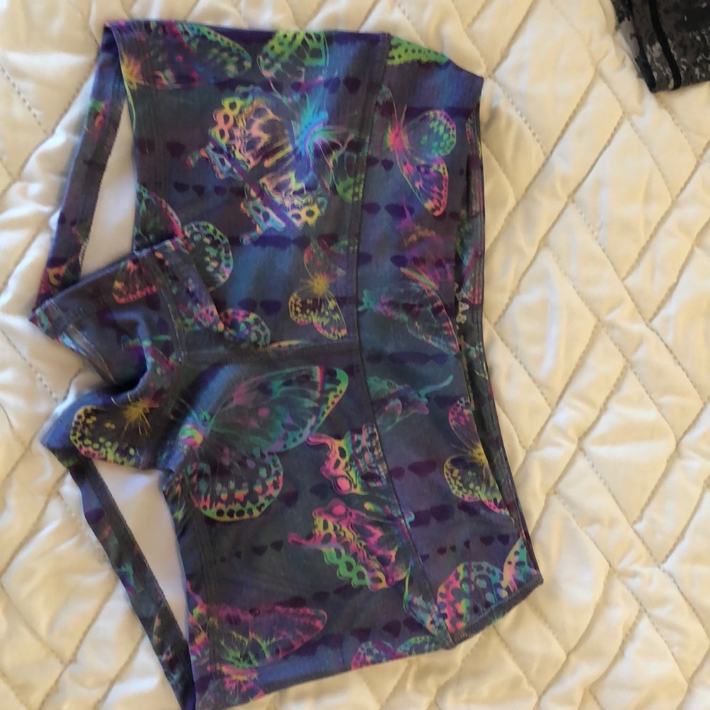 Beast Worx purple butterfly shorts